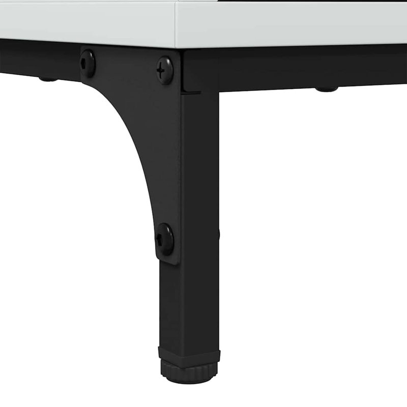 Bedside Table , High Gloss White