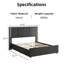 Lit plateforme tapissier Velvet-5083845-5083864