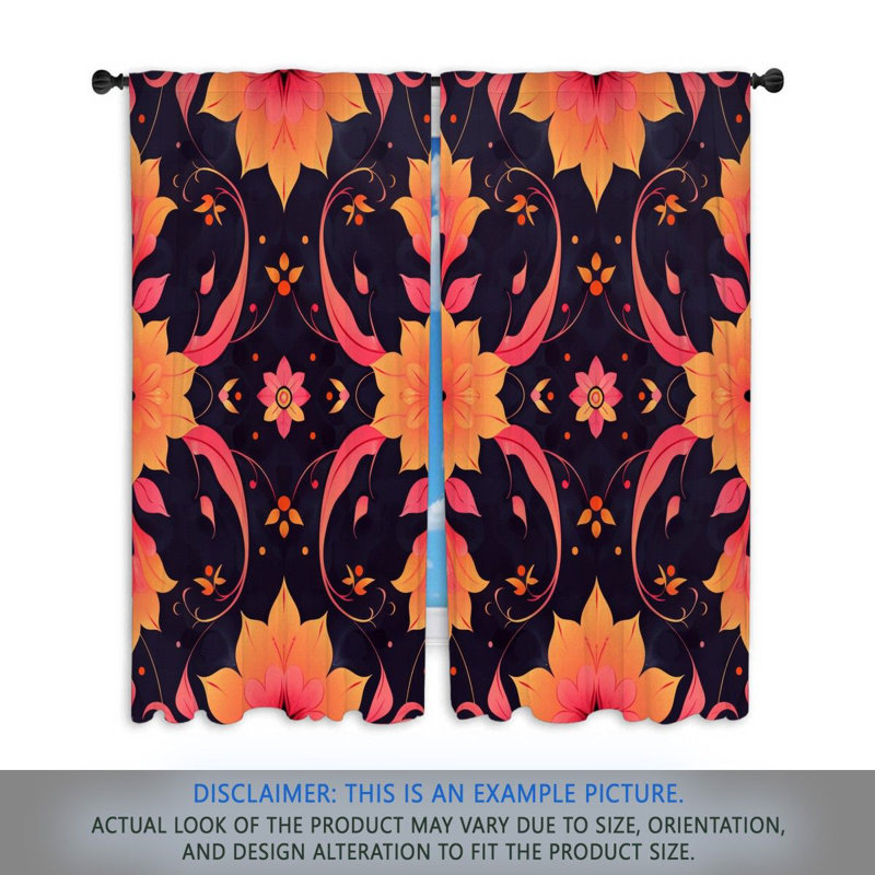 Neilly Sheer Curtain Single Panel