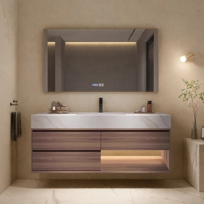 Armoire de salle de bain moderne et luxueuse