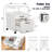 18'' 2 Drawer Lockable Mobile File Cabinet (Fits Letter/A4)-2008396645