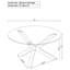 Ensemble de table basse et de table de bout 3 pièces Alexa Chrome