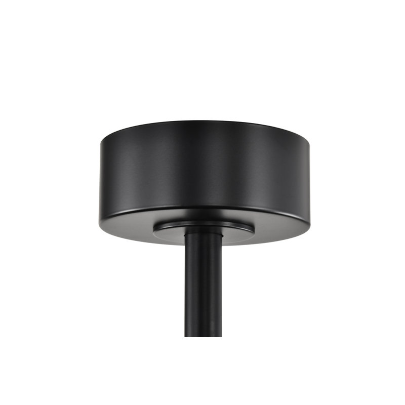 Ventilateur de plafond intérieur mat à 6 vitesses avec lumière intégrée et télécommande, H 14,5 po x l 62 po x P 62 po
