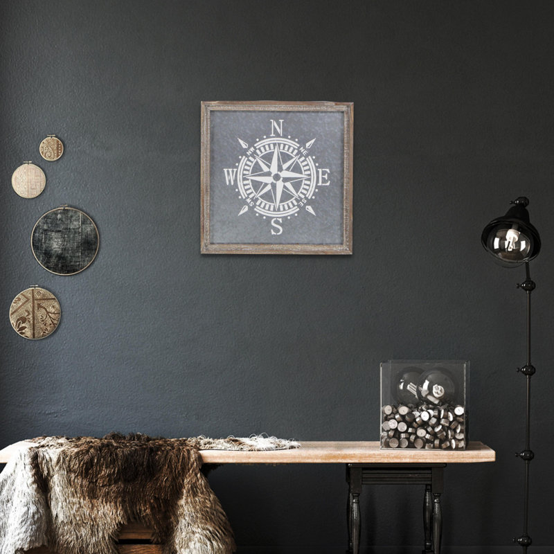 Handmade Coastal Transportation Wall Decor on Metal