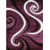 Tapis mauve à motif abstrait Frampton Cotterell