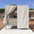 Outdoor Patio Sunbed With Curtains-614334441