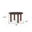 48" Brown Solid Wood Round Top Dining Table