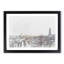 Sunlight over the Paris Skyline in Abstract - Picture Frame Graphic Art Print-55727292-55727294