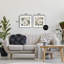 Serene White Blossoms & Foliage, ensemble de 2 reproductions encadrées sous verre, design par Nan-1017397127-1017397131