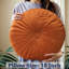 Coussin décoratif en velours 18 po Pumpkin Seat-191112708