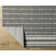 Tapis extérieur gris / blanc Sora
