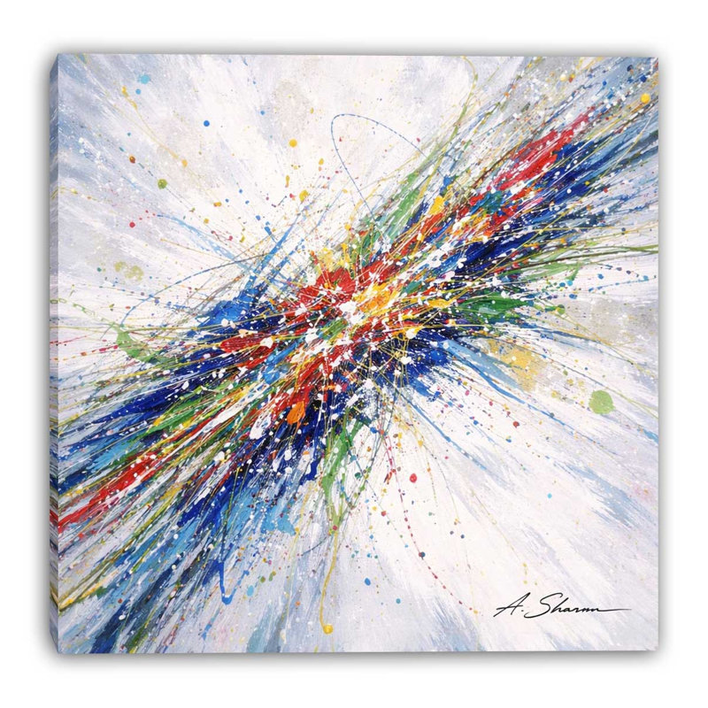 Art mural sur toile Prism Velocity, L 16 po x H 12 po x P 1 po