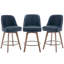 Tabouret de comptoir pivotant 26 po Kishmat-643635080