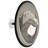  Indoor Convex Traffic Mirror Black Diameter 15.7 " Acrylic