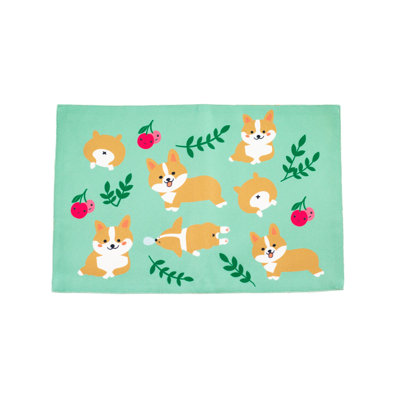 Apollinaris Polyester No Pattern Rectangle Placemat