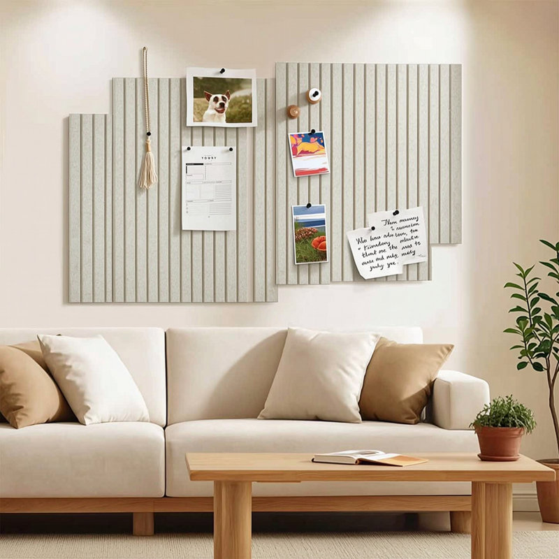 Self-adhesive Wall Tiles Stickers,  Bulletin Board Pin Board for Home Office Classroom
