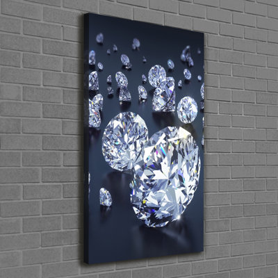 Diamonds - Wrapped Canvas Print