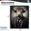 Cadre flottant sophistiqué Portrait de taureau, design par Ray Powers-1707715193-1707715173
