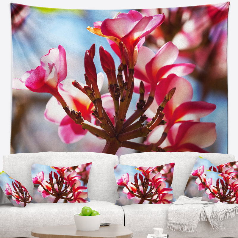 Bouquet de belles fleurs tropicales, H 50 po x l 60 po