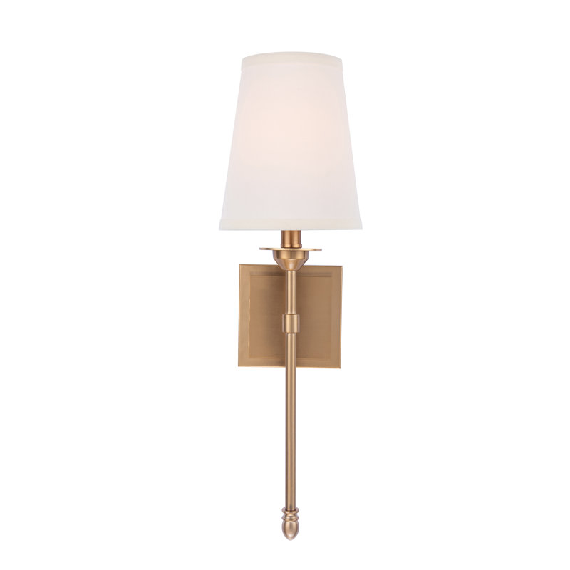 Autaugaville Modern 1-Light Wall Sconce Light, Gold