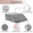 Emonie Adjustable Bed Wedge Pillow for Leg Elevation and Knee/Foot Surgery Recovery-891515355