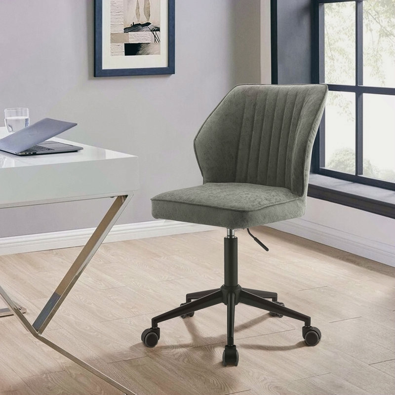 Chaise de bureau rétro et sans accoudoirs