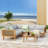 Eli Patio 4-Piece Acacia Wood Sectional Sofa Set With Removable Cushions-1479641939