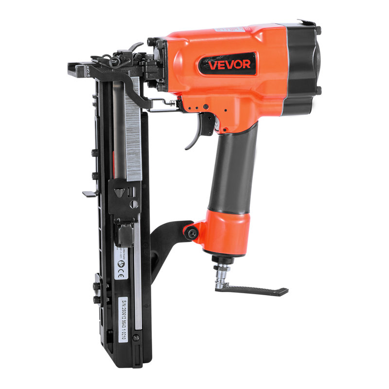 Pneumatic Staple Gun, 16 Gauge 26.4mm Wide Crown Pneumatic Stapler 16mm to 38mm Length, 70-120PSI Air Staple Gun with Two Firing Modes for Roof Decking, Wall Sheathing, Fencing, Subflooring