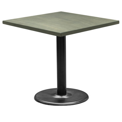 Table de salle à manger carrée en bois massif 36 personnes x 36 po Sophia