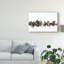 « galway ireland horizon black white », impression sur toile tendue-64461186