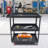 30.5" Heavy Duty Industrial Service Cart 3 Tier Rolling Tool Cart Steel Utility Cart-70672860