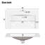 Ensemble de meuble-lavabo simple 30 po avec plateau en résine Rhorer-537149372