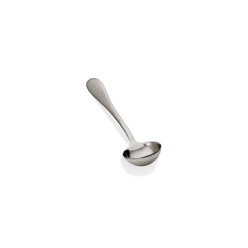 Ensemble de service 3 pièces (cuillère fourchette et louche) en étain Epoque, Argent