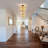 Wrightson Rattan Semi Flush Mount Bohemian Ceiling Light 11In Dimmable Lighting Fixture