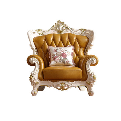 Fauteuil de loisir en cuir européen