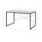 Bob Antique White & Black Finish Writing Desk-1381868540