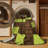 Machine Washable Checkered Green Area Rug-493130846