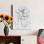 Croquis de pivoines - reproduction de dessin sur toile tendue-883759720