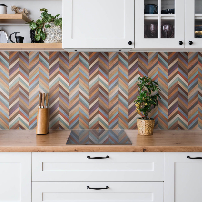 Chanax 30x30 cm Mosaic Sheet in Brown