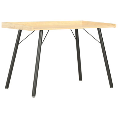 Abiba Metal Base Writing Desk