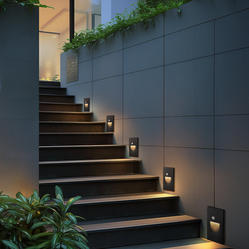 Denedra Aluminum LED Wall Light 6 pack