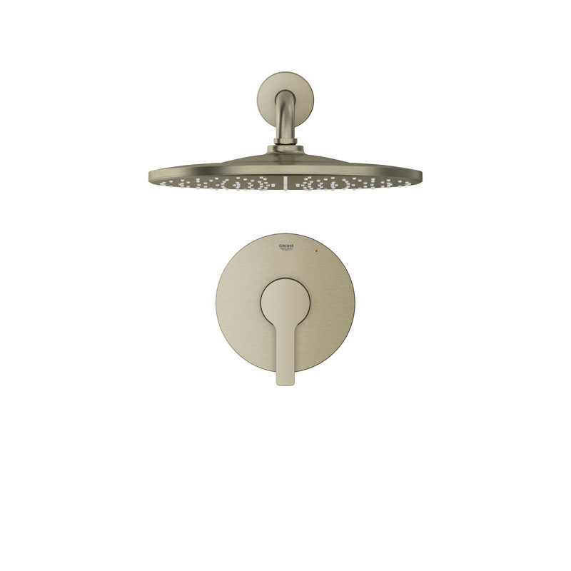 Lineare™ Shower Faucet with Rough-in Valve, Grohe Brushed Nickel