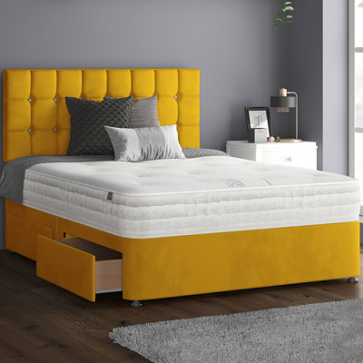 Fales Upholstered Drawers Bed