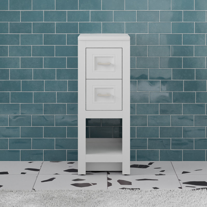 Stovall Small Floor Cabinet, White