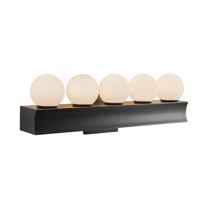 Sinclair 21-in Black dimmable LED Bathroom Vanity Light, Oil Rubbed Bronze, 21-in