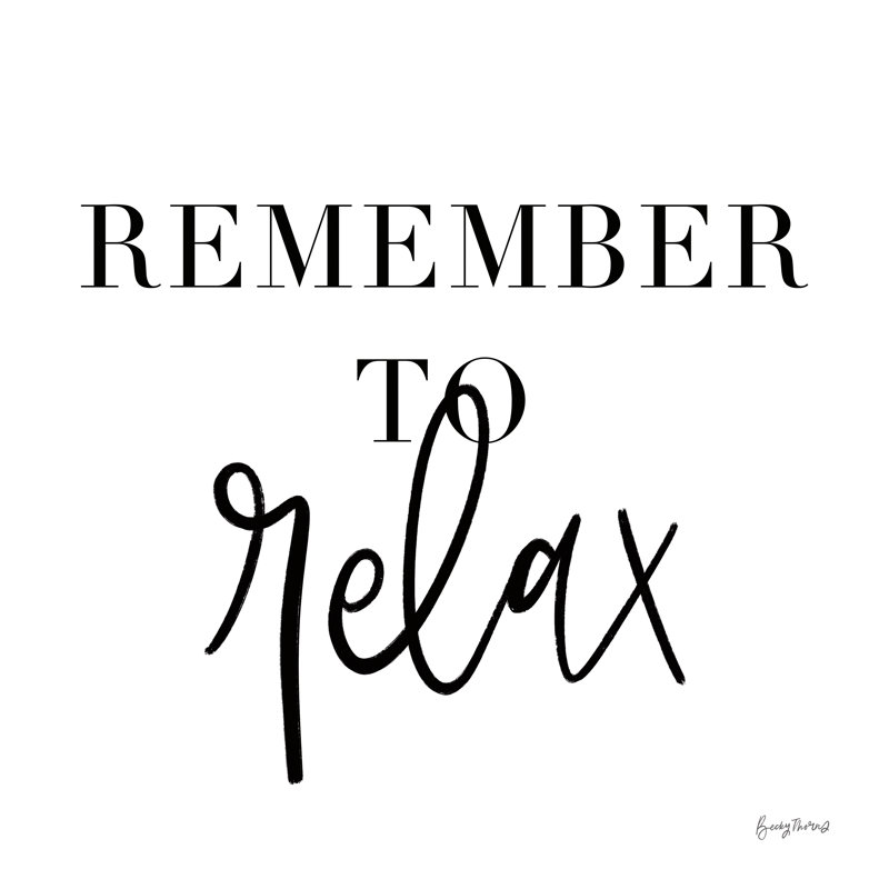 Simple Words XI by Becky Thorns - No Frame Print on Canvas, 30cm H x 20cm W x 3.8cm D