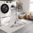 Machine Washable Nash Brown/Ivory Rug-1464442735