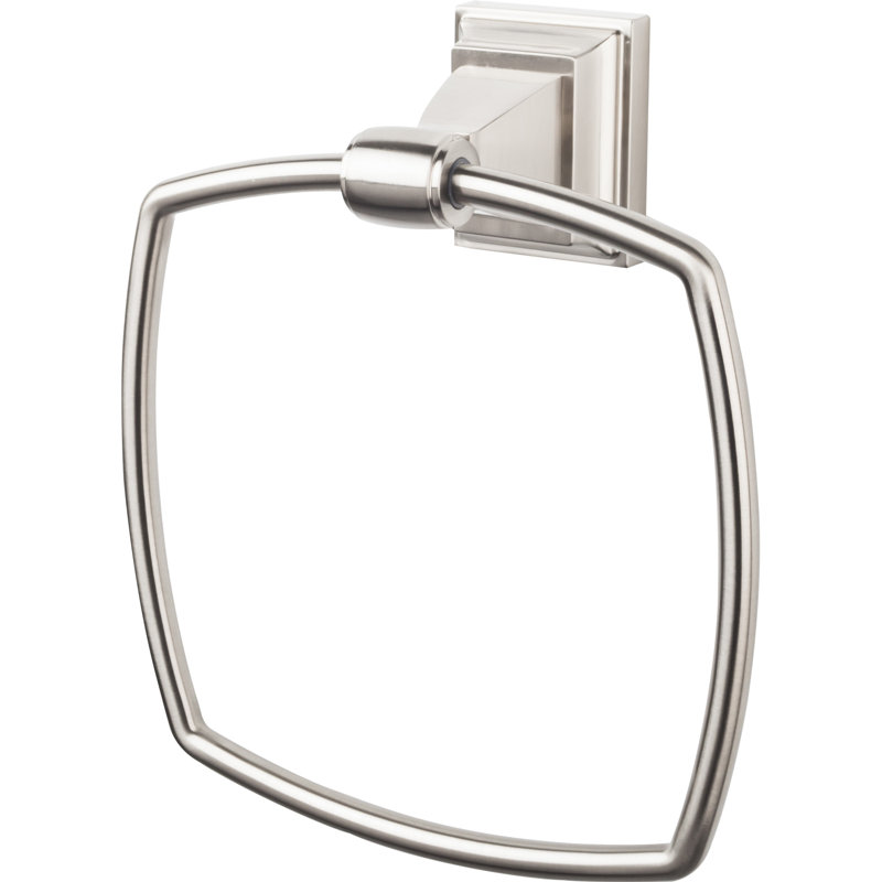 Stratton Bath  Towel Ring, Brushed Satin Nickel