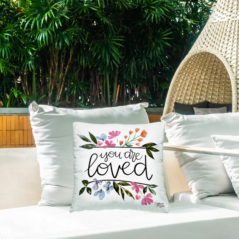 Housse et insert de coussin décoratif carré en polyester pour l'intérieur et l'extérieur