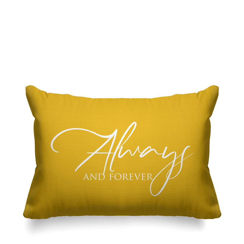 Aspire Outdoor Reversible Throw Pillow, Yellow
